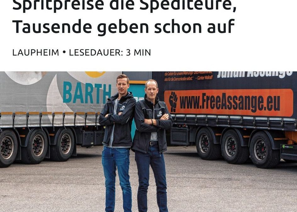 Jetzt treffen die hohen Spritpreise die Spediteure